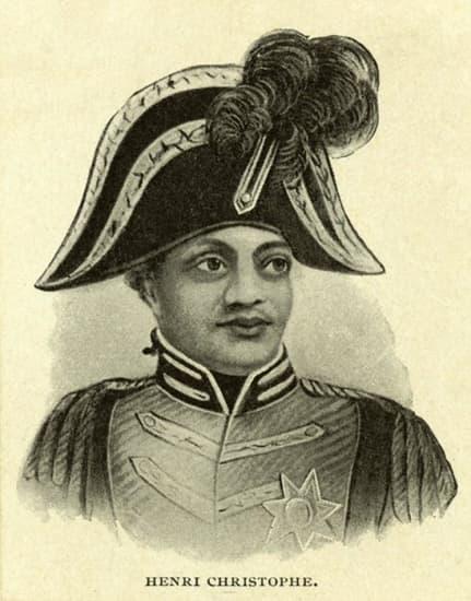 Historical portrait labeled Henri Christophe