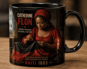 Catherine Flon Sewn the first Haitian flag