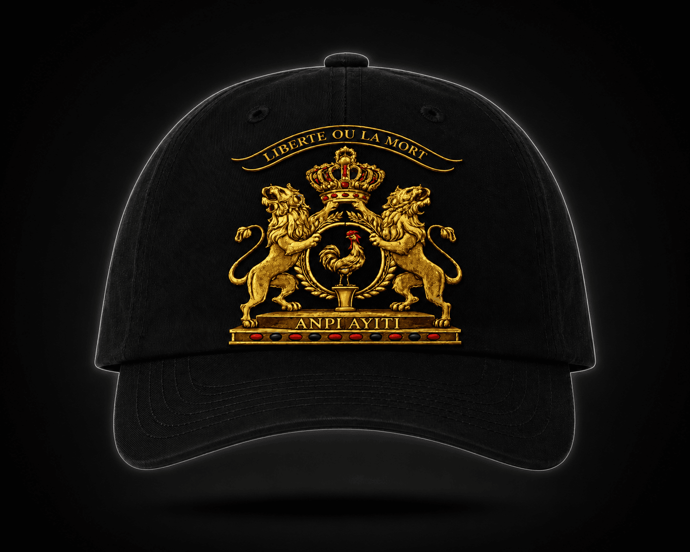 Ewo Ayiti wear the legacy hat