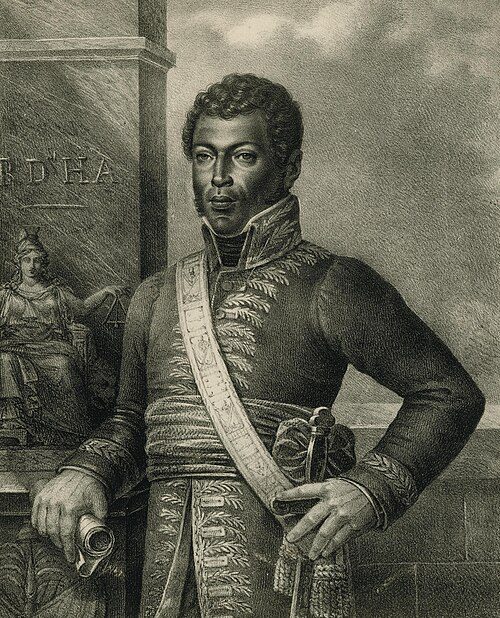 Portrait representation of Alexandre Pétion