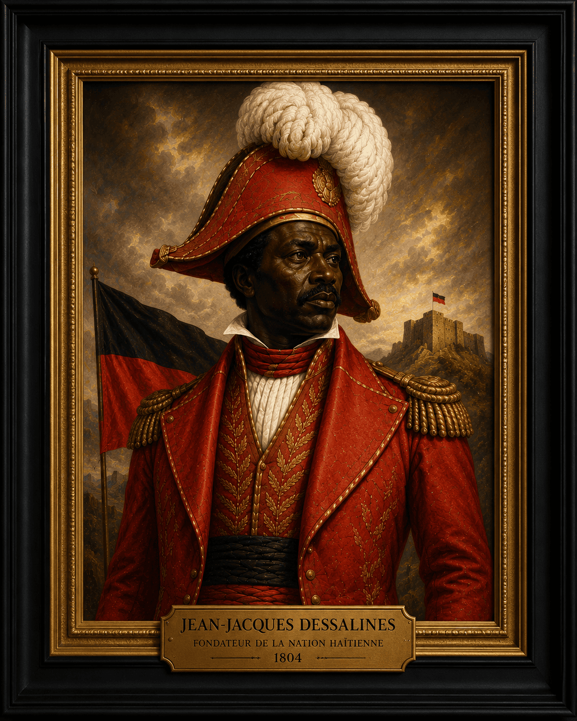 Historical representation of Jean-Jacques Dessalines